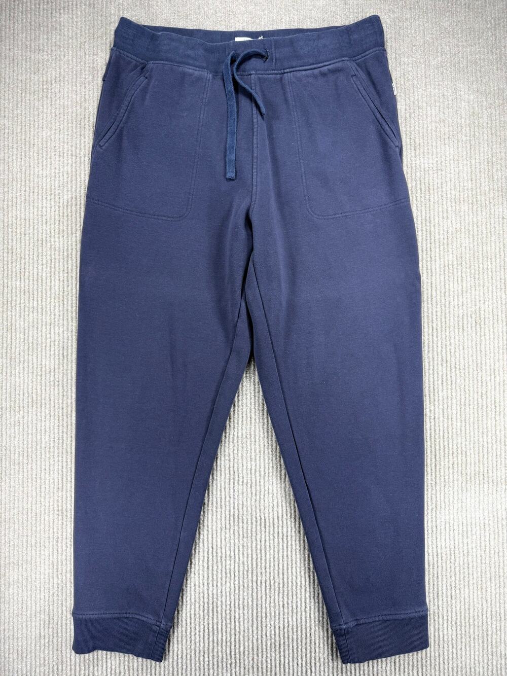 UGG Men Hank Jogger Pants Navy Blue Fleece Lined Sweatpants Size XL EUC
